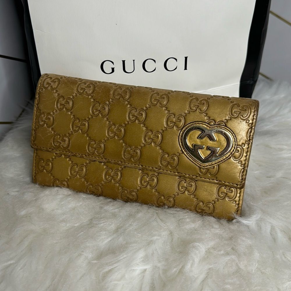 💯Authentic Gucci Long Wallet 🍀